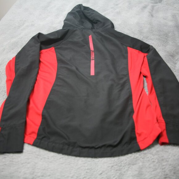 U of L Hooded Jacket, Size M, Red/Black - Picture 3 of 4
